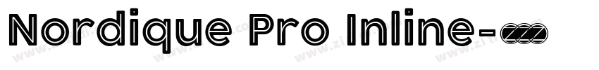 Nordique Pro Inline字体转换